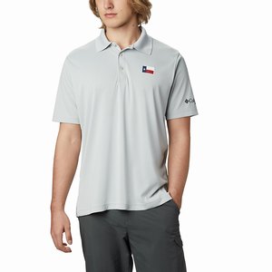 Columbia PFG Fish Series™ Polo Herr Grå (GRNEZ3602)